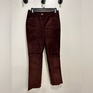 Pants Solid Scuba Suede